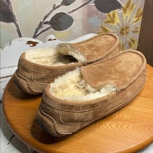 UGG Men's Brown Sheepskin Loafers